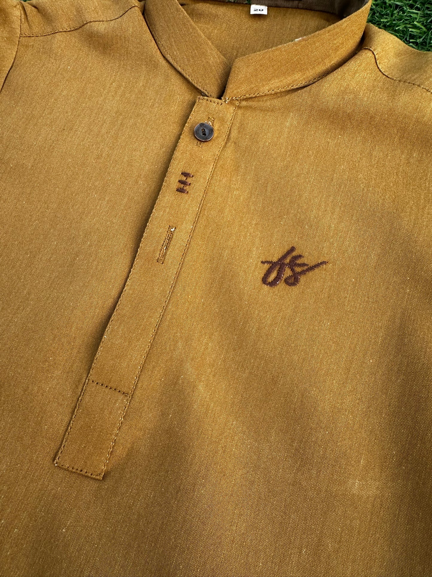 Mustard Signature Kurta Pajama