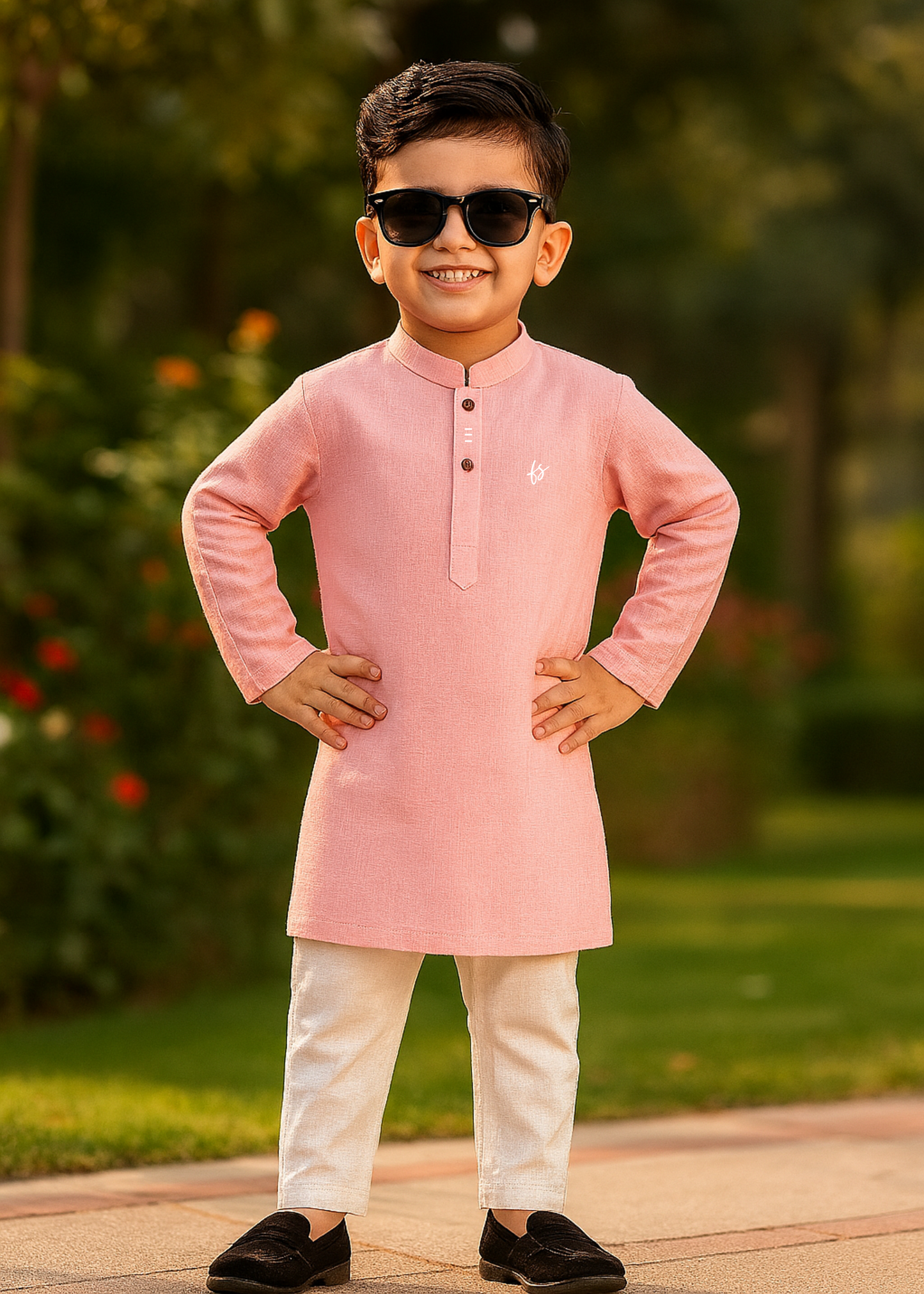 Pink Signature Kurta Pajama