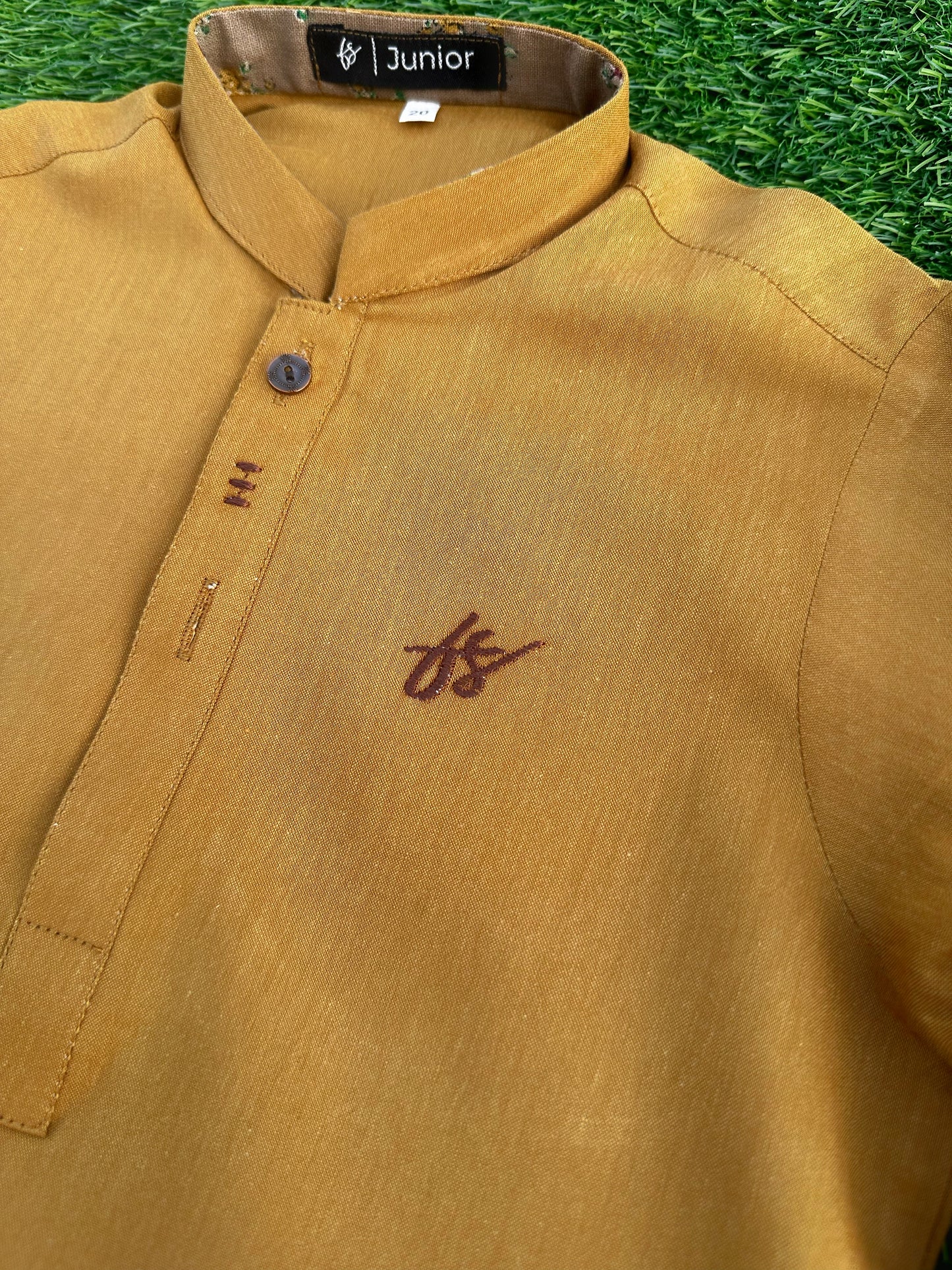Mustard Signature Kurta Pajama