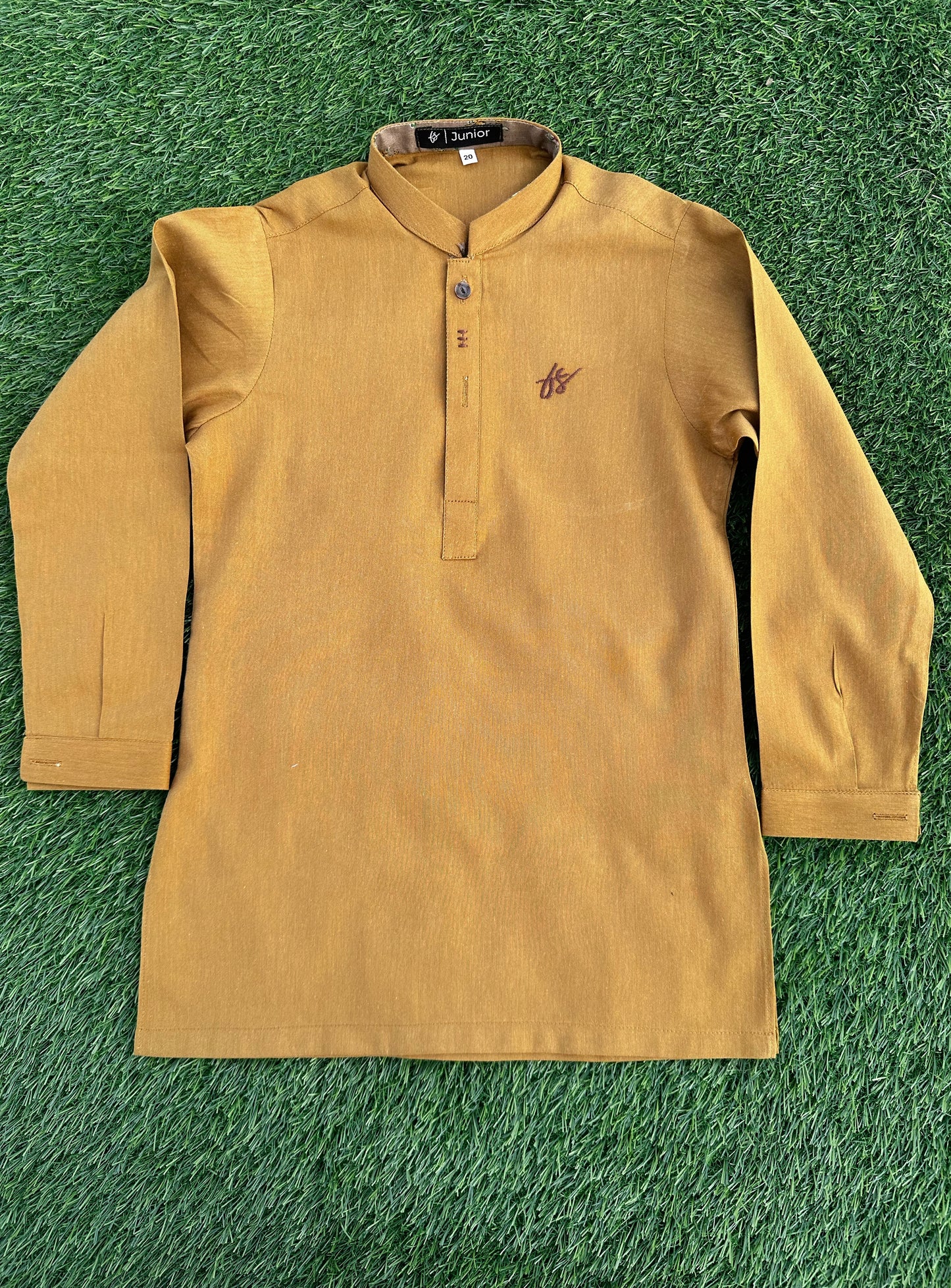 Mustard Signature Kurta Pajama
