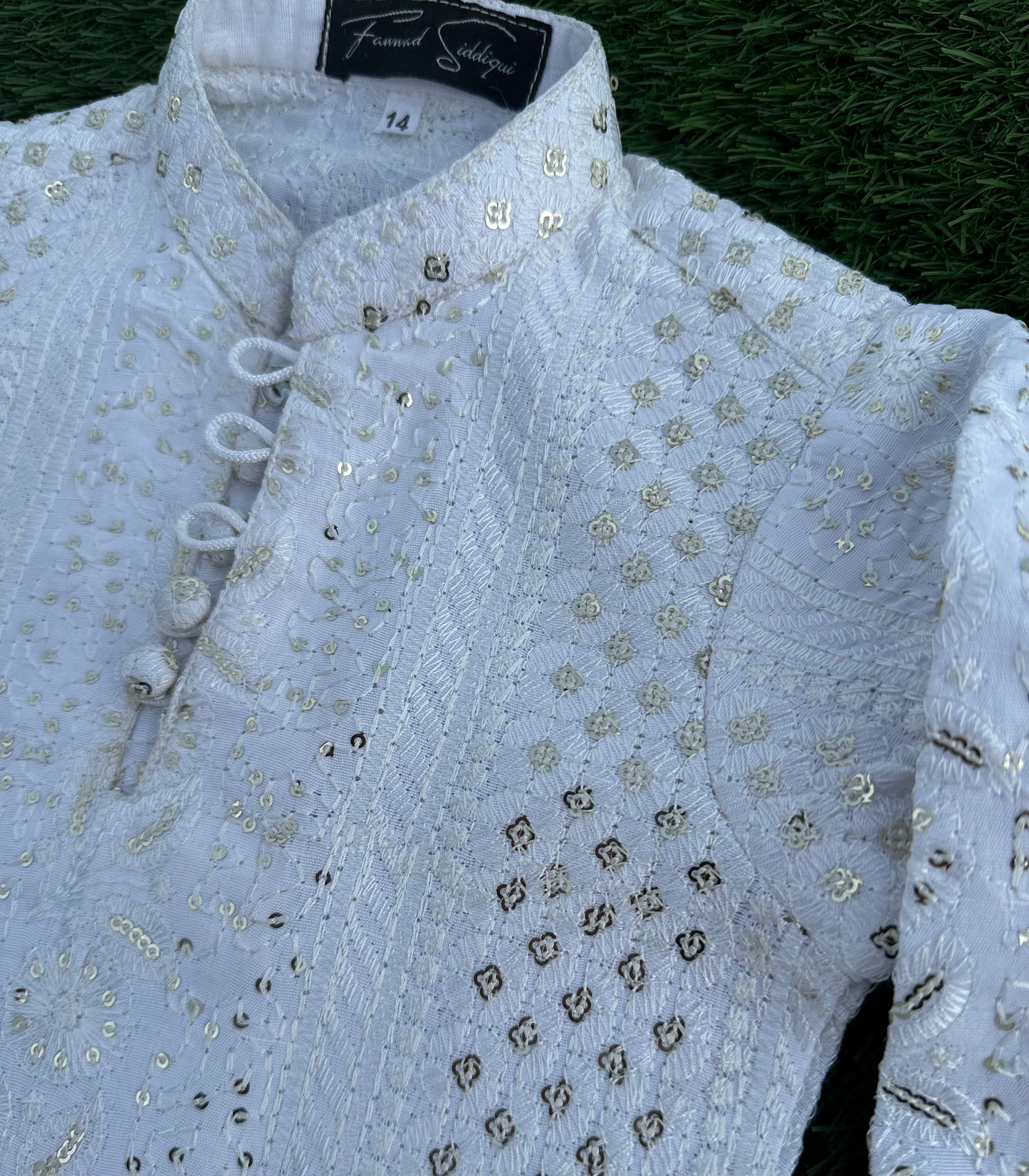 White Embroidered Premium Kurta Pajama