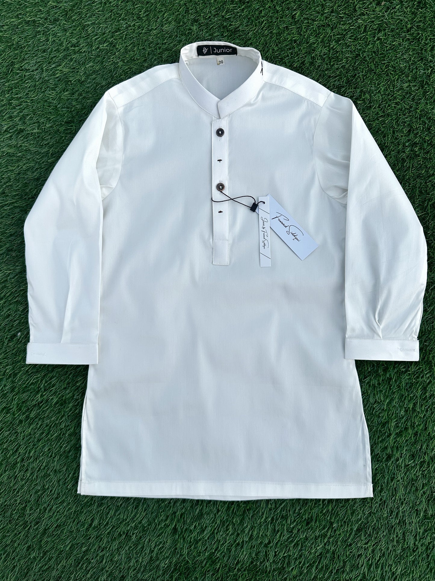 White Signature Kurta Pajama