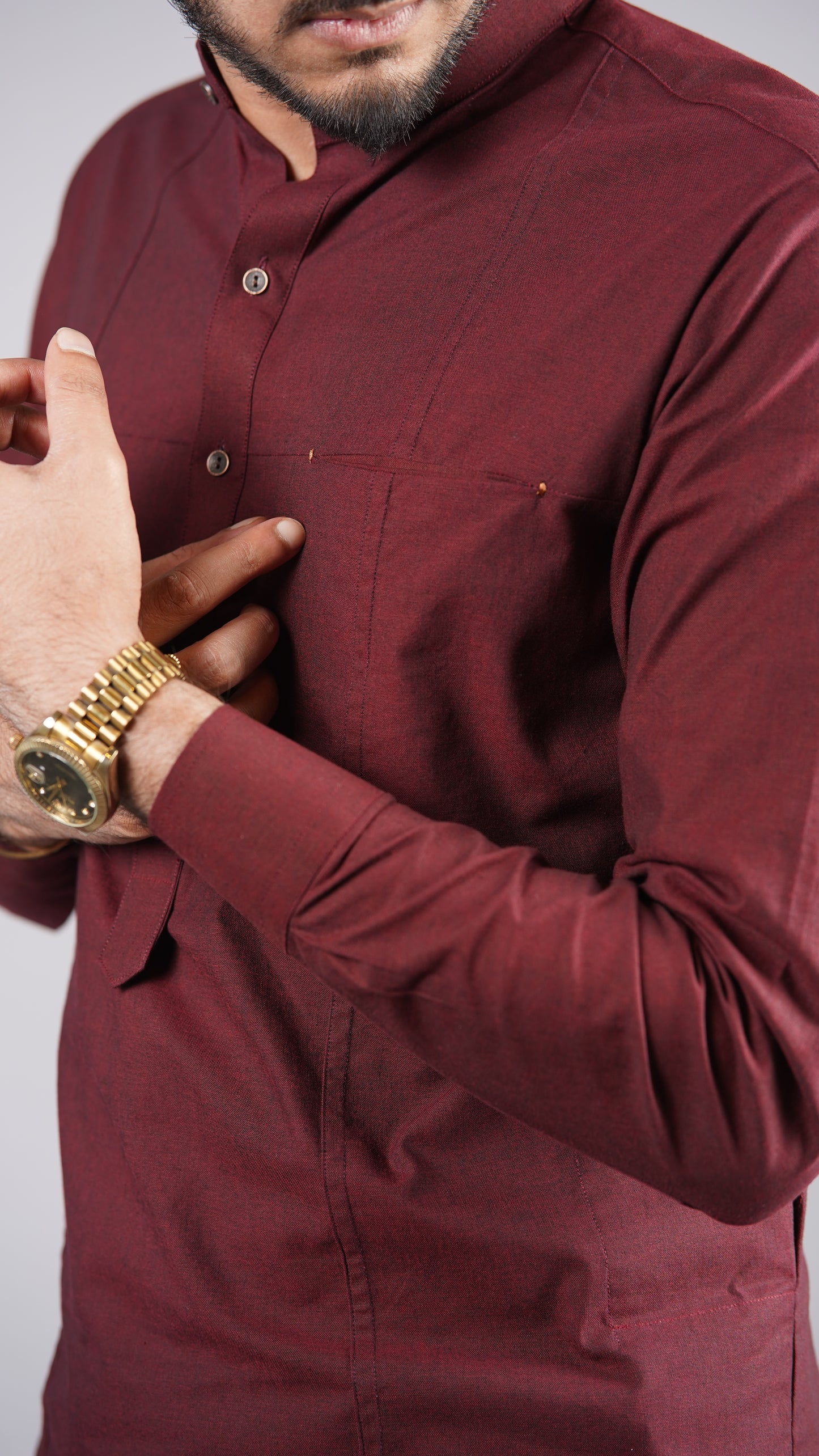 Premium Maroon Jog Style Kurta Pajama