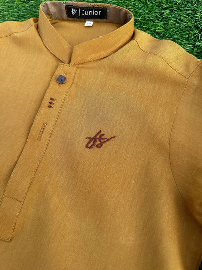 Mustard Signature Kurta Pajama