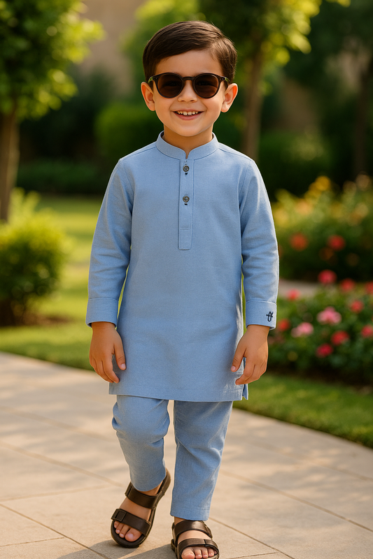 Sky Blue Signature Kurta Pajama