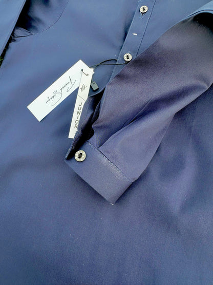 Navy Blue Signature Kurta Pajama