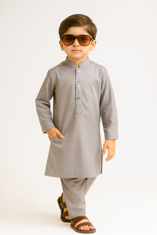 Steel Grey Kurta Pajama