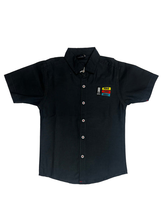 Black Short Sleeves Shirt