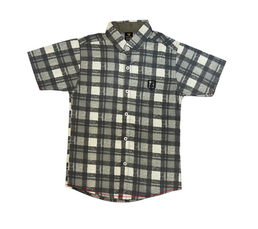 Grey Checkered Shirt