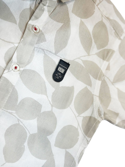 Beige Printed Shirt
