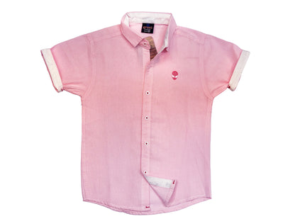 Baby Pink Contrast Shirt