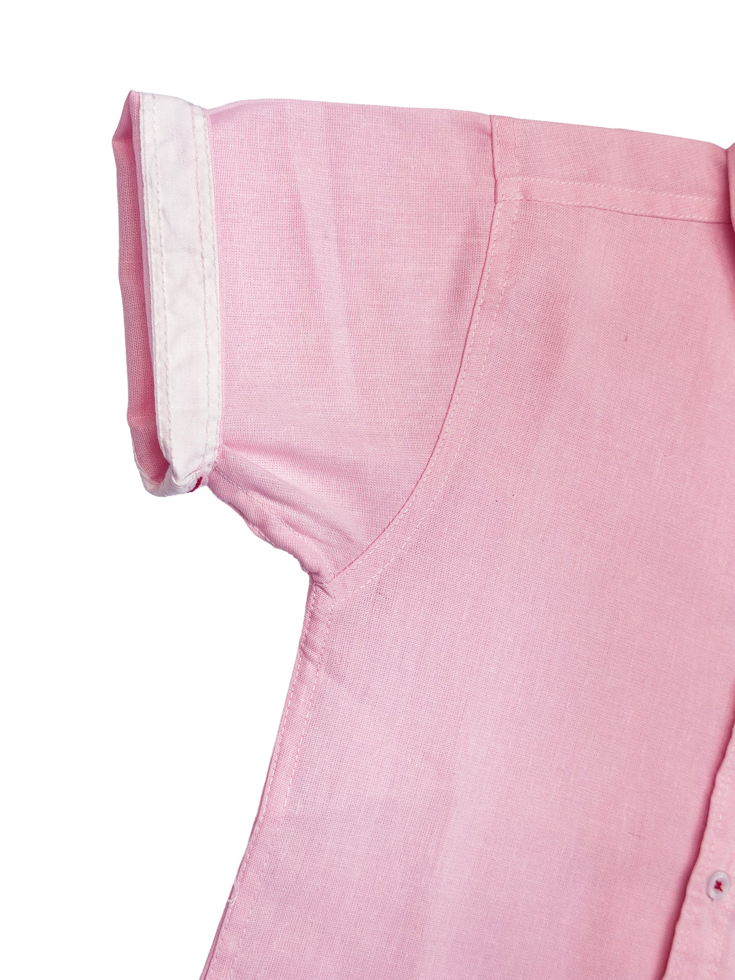 Baby Pink Contrast Shirt