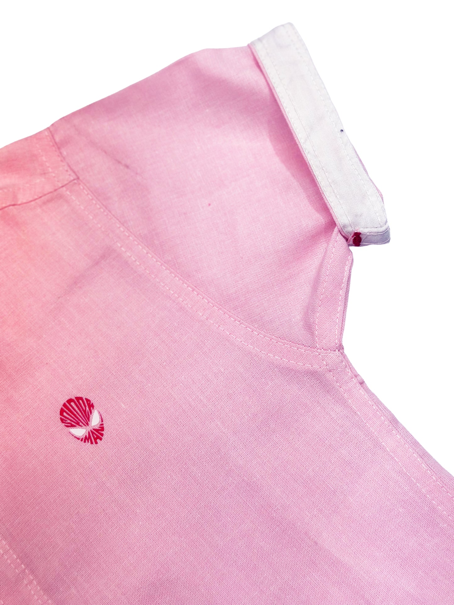 Baby Pink Contrast Shirt