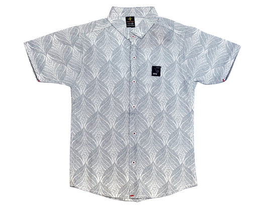 Printed Button Down Shirt