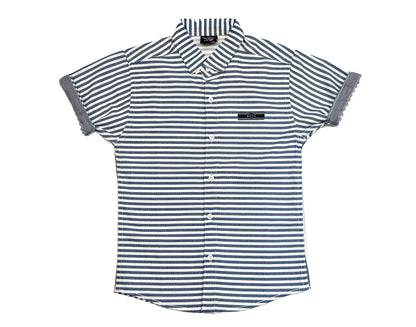 Navy Striped Shirt