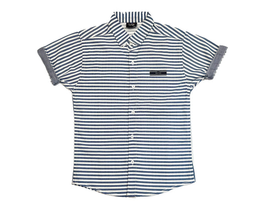 Navy Striped Shirt