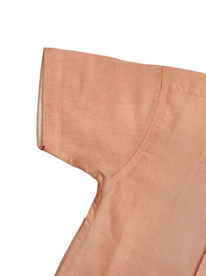 Peach Chambray Shirt