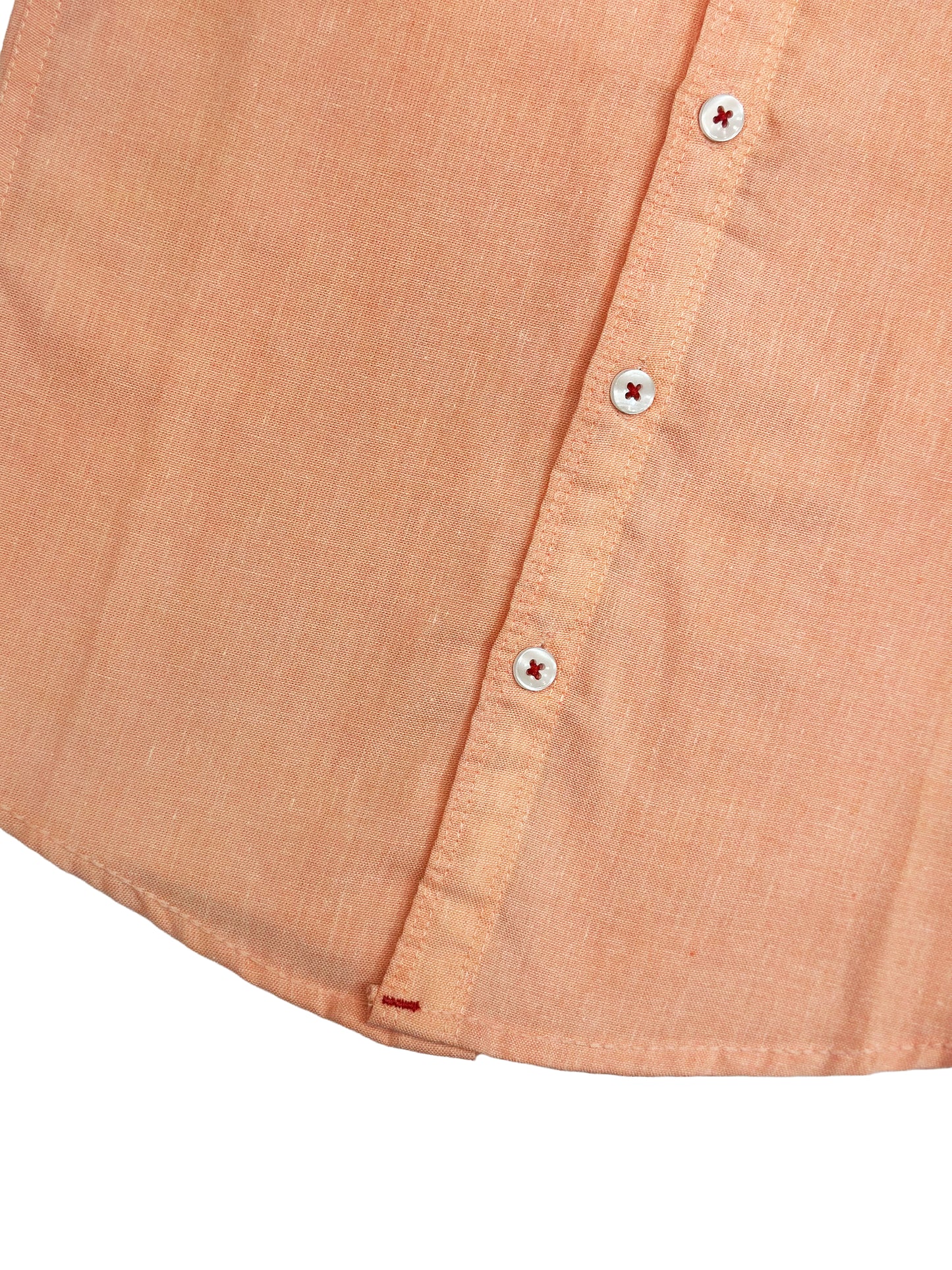 Peach Chambray Shirt