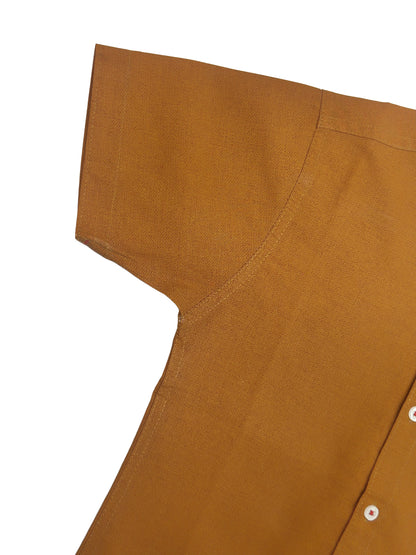 Camel Short Sleeves Shirt