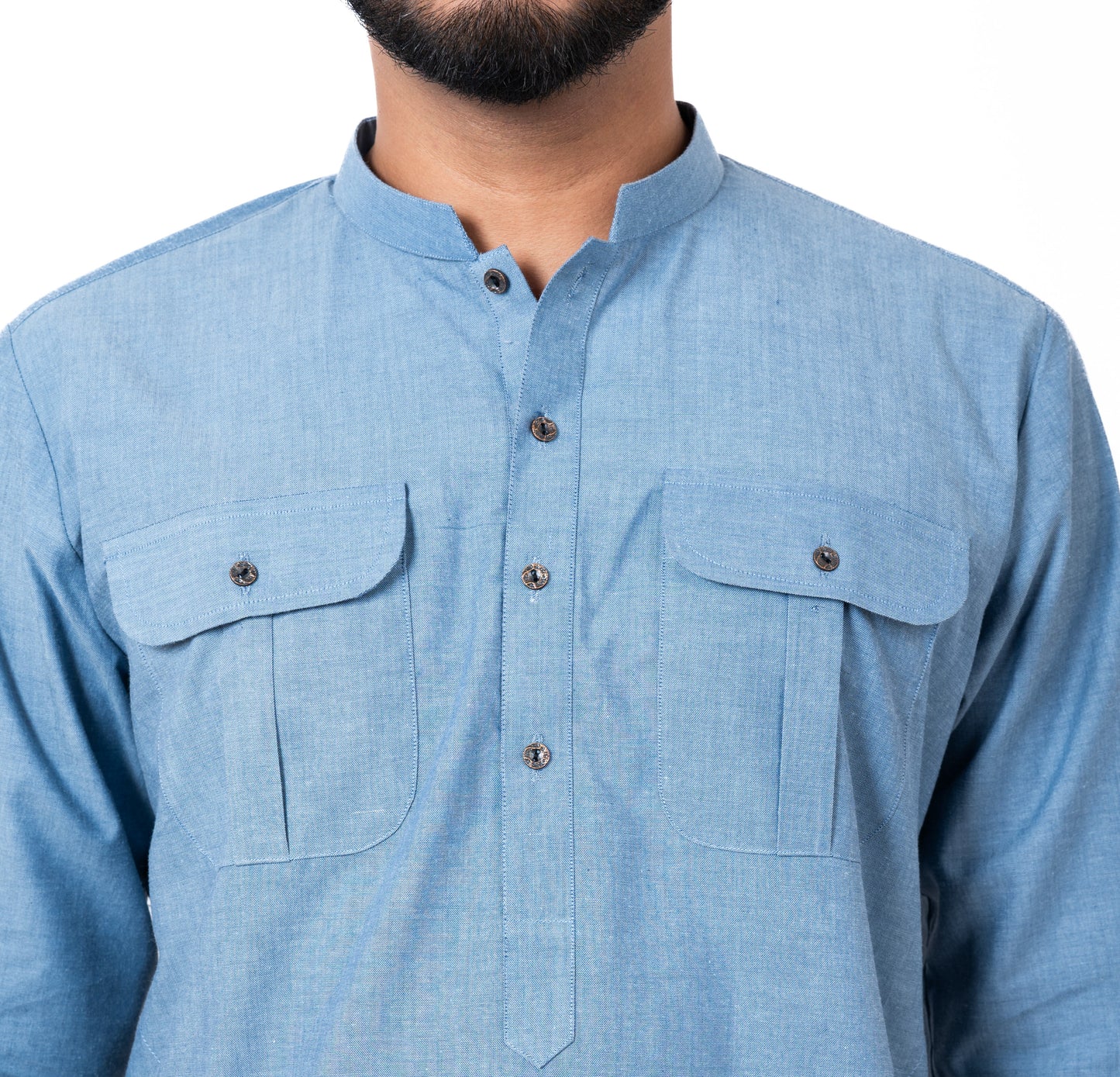 FS Denim Blue Double Pocket KP