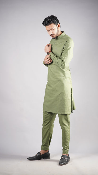 Army Green Kurta Pajama