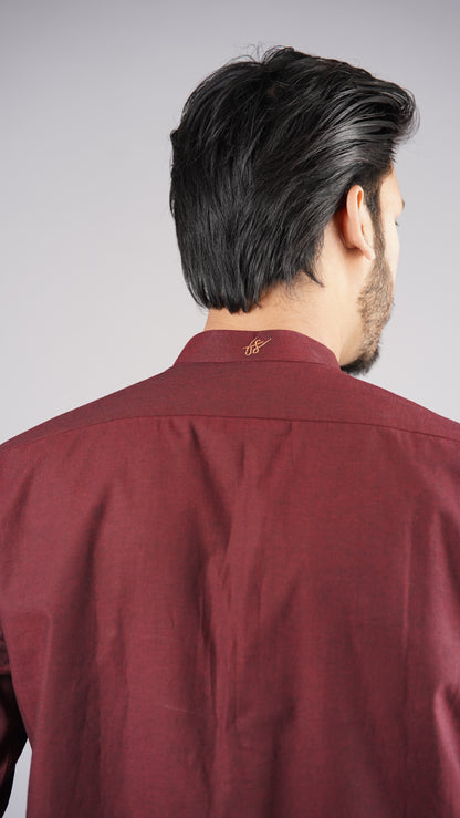 Premium Maroon Jog Style Kurta Pajama